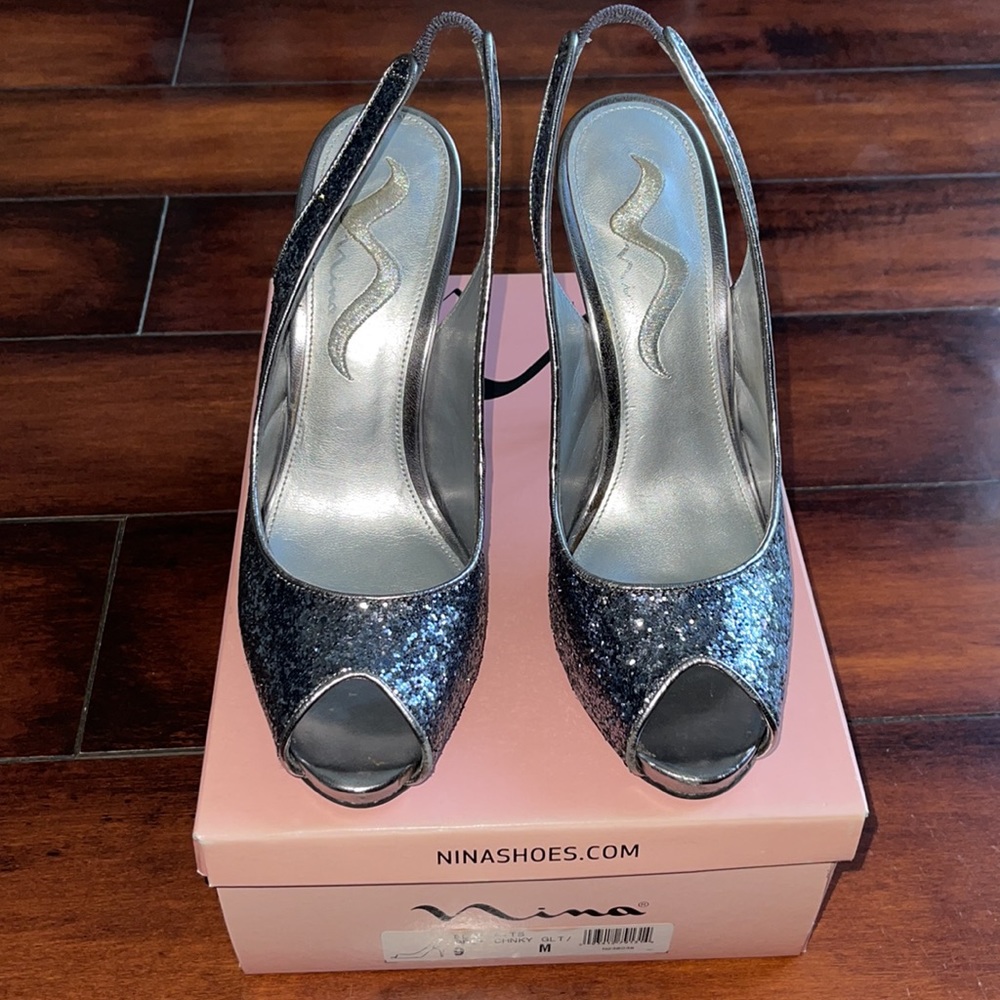 SUPER SALE! Nina sequined heels